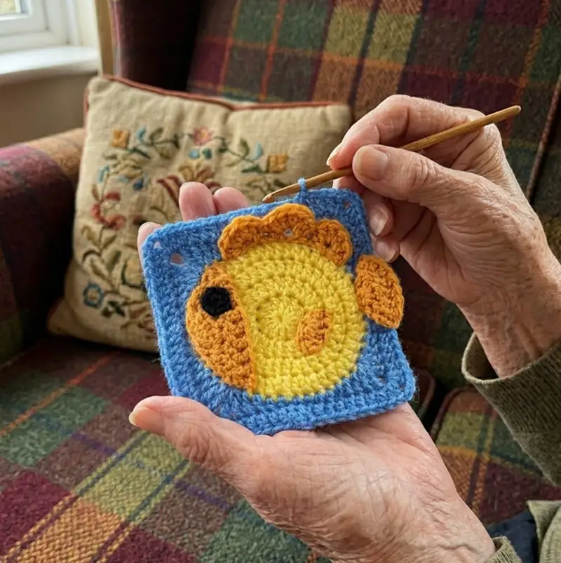 Complimentary Intermediate crochet pattern: Feather Moss Gloves Pattern - Simple to follow guide