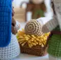 Nativity Crochet Amigurumi Pattern step 3 - details and accessories