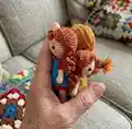 Miniature Pippi Amigurumi Pattern step 3 - details and accessories