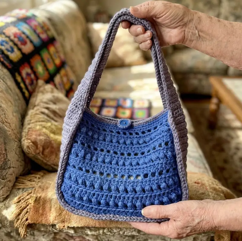 Quality crochet pattern: Grindstone Tote Bag Pattern - Intermediate level guide with complete instructions