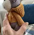 Joe Amigurumi Pattern step 3 - details and accessories
