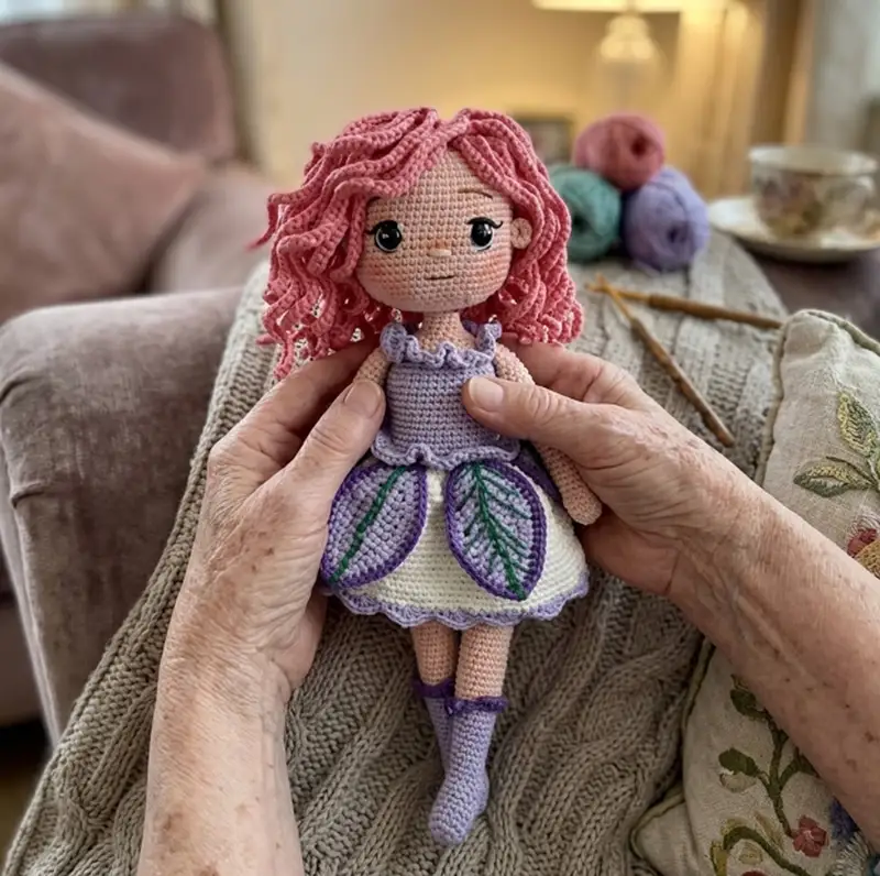 Complimentary Intermediate crochet pattern: Iris Doll Amigurumi Pattern - Simple to follow guide
