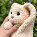 Bunny Amigurumi Pattern step 3 - details and accessories