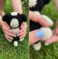 Tip The Border Collie Amigurumi Pattern step 4 - final assembly and finishing