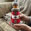 Lighthouse Stacking Toy Amigurumi Pattern step 4 - final assembly and finishing