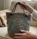 Corfu Bag Pattern step 1 - construction progress