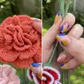 Crochet Flower Patterns Book Pattern step 3 - details and accessories