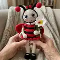 The Ladybug Amigurumi Pattern step 4 - final assembly and finishing