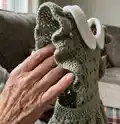 Baby Dress Pattern step 2 - assembly progress