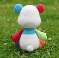 Dottie the Panda Amigurumi Pattern step 4 - final assembly and finishing