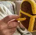 Mimic Amigurumi Pattern step 3 - details and accessories