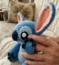 Stitch Amigurumi Pattern step 3 - details and accessories