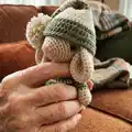 Noel the Christmas Mouse Amigurumi Pattern step 2 - assembly progress