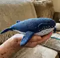 Crochet Whale Amigurumi Pattern step 4 - final assembly and finishing