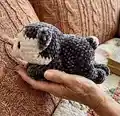 My little Husky dog Amigurumi Pattern step 4 - final assembly and finishing