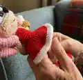 Pink Rascal Amigurumi Pattern step 3 - details and accessories