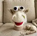 Horse Hand Puppet Amigurumi Pattern step 3 - details and accessories