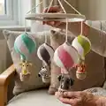Hot Air Balloon Baby Mobile Amigurumi Pattern step 1 - construction progress