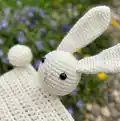 Boho Bunny Amigurumi Pattern step 3 - details and accessories