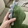 Dragon Rex Sweater Pattern step 3 - details and accessories