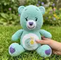 Basic Care Bear Amigurumi Pattern step 4 - final assembly and finishing