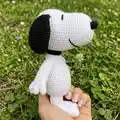 Snoopy Amigurumi Pattern step 4 - final assembly and finishing