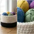 Any-Size Square Container Crochet Pattern step 3 - details and accessories