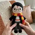 Harry Potter Amigurumi Pattern step 1 - construction progress
