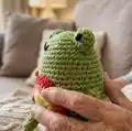 Crochet Pride Frog Amigurumi Pattern step 3 - details and accessories
