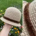 Bucket Hat Crochet Pattern step 3 - details and accessories