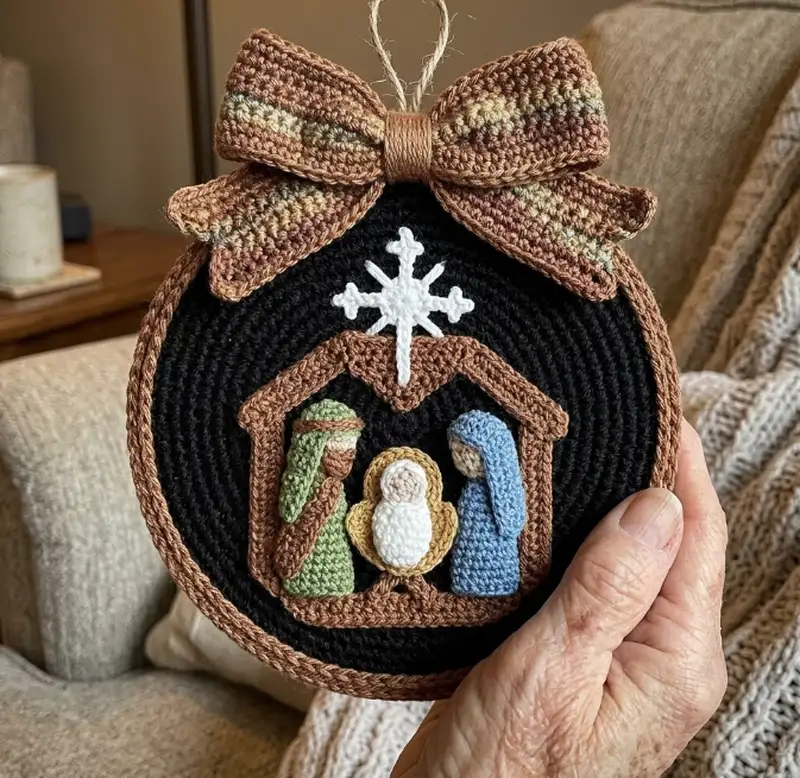 Complimentary Intermediate crochet pattern: God With Us Cross Stitch Pattern - Simple to follow guide