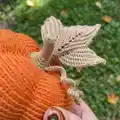 Pumpkin Amigurumi Pattern step 3 - details and accessories