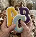 3D-Letters - Full Alphabet Amigurumi Pattern step 4 - final assembly and finishing