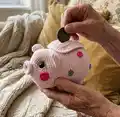 Piggy Bank Amigurumi Pattern step 1 - construction progress