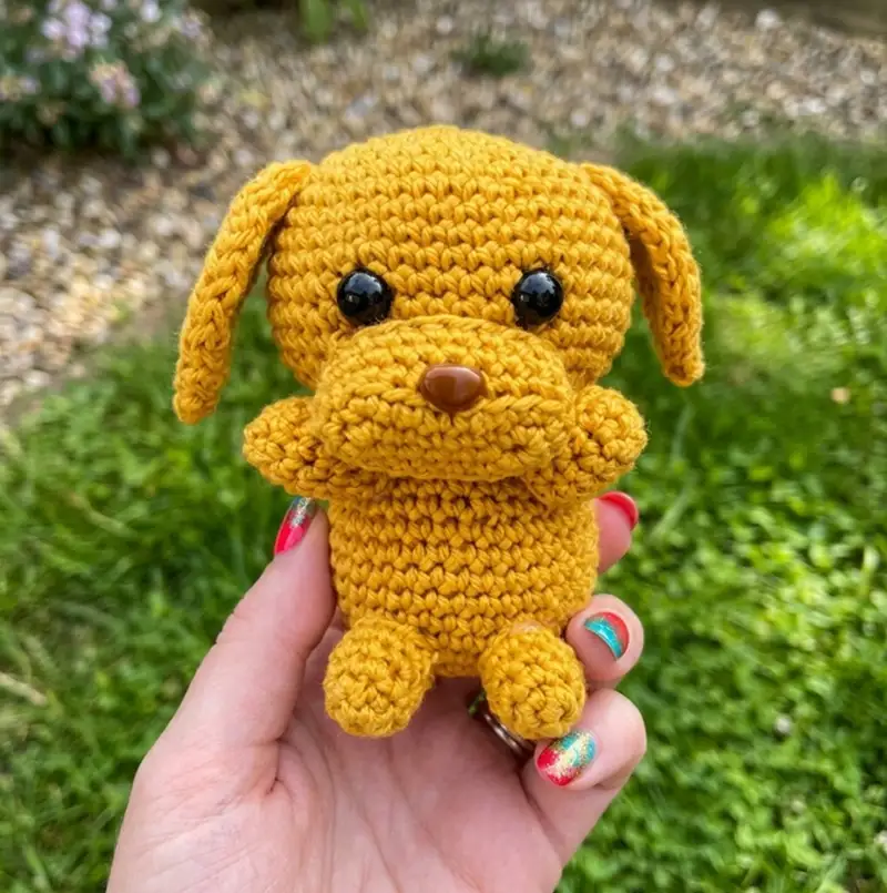 Complimentary Intermediate crochet pattern: Puppy Dog Friend Amigurumi Pattern - Simple to follow guide