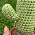 Desert Crochet Cactus Amigurumi Pattern step 2 - assembly progress