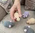 Sugar Mice Amigurumi Pattern step 4 - final assembly and finishing