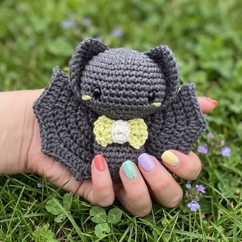 Complimentary Intermediate crochet pattern: Baby Bat Amigurumi Pattern - Simple to follow guide