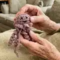Ragdoll Pocket Jellyfish Amigurumi Pattern step 1 - construction progress