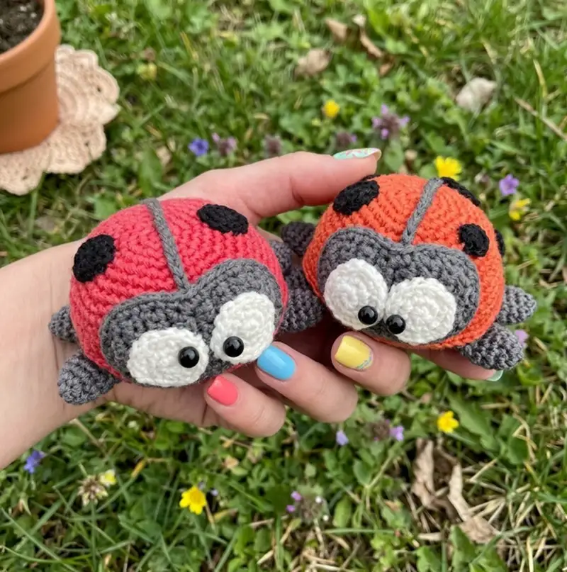 Quality crochet pattern: Ladybug Amigurumi Pattern - Beginner Friendly level guide with complete instructions
