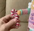 The Nutcracker Amigurumi Pattern step 2 - assembly progress