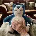 Snorlax Amigurumi Pattern step 4 - final assembly and finishing