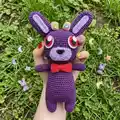 FNAF Bonnie Amigurumi Pattern step 2 - assembly progress