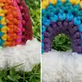 Brighten Your Day Crochet Rainbow Stuffie Amigurumi Pattern step 3 - details and accessories