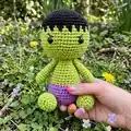 Cute Hulk Amigurumi Pattern step 4 - final assembly and finishing