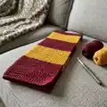 Hogwarts House Scarf Pattern step 3 - details and accessories