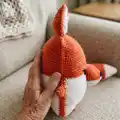 Pillow-Fox Amigurumi Pattern step 3 - details and accessories
