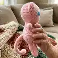 Mew Plushie Amigurumi Pattern step 3 - details and accessories