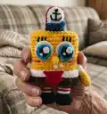 Square Sponge Amigurumi Pattern step 4 - final assembly and finishing