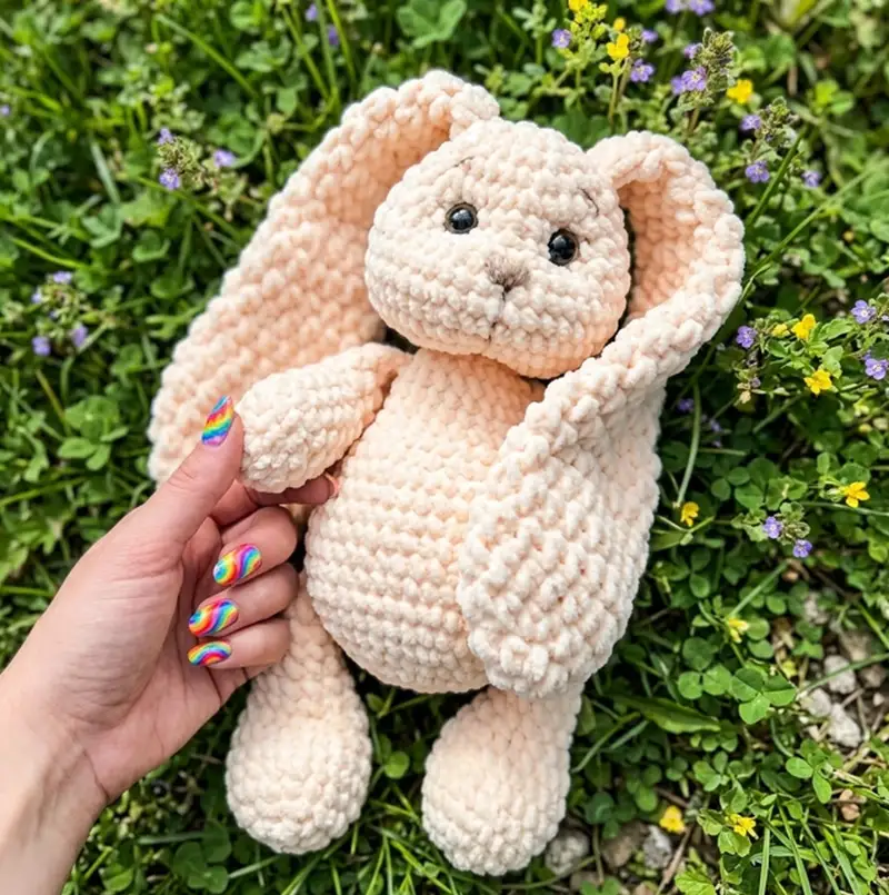 Complimentary Beginner Friendly crochet pattern: Bunny Amigurumi Pattern - Simple to follow guide